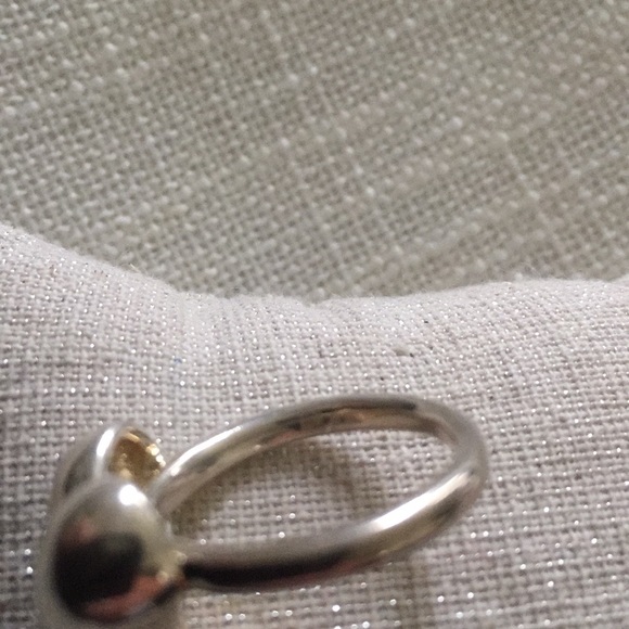 Heart Shaped Sterling Silver Ring - Picture 3 of 3